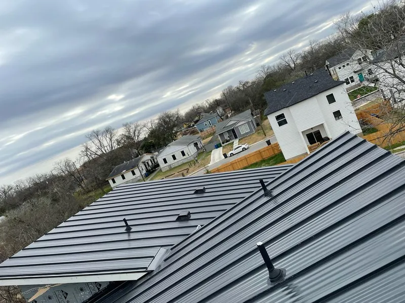 Standing seam metal roof panels with vents for Skylight Repair in Delran